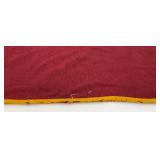 Very Old Wool University Of Minnesota Stadium Blanket (Has Signs Of Wear) And Fleece Blanket