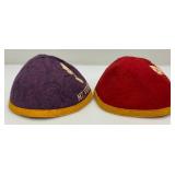 Vintage Felt University Hats Including University Of Minnesota Duluth And Mt. Vernon, VA