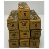 Vintage Butterfly Tints Silk And Woolen Dyes In Original Boxes Minneapolis Minnesota And More