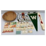 Misc. Vintage Collectibles Including Boy Scouts, Coins And More