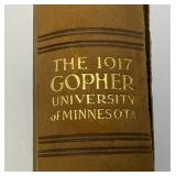 1916 & 1917 Books (The Gopher) & The 1917 Gopher Vol. XXX) Writen By The Junior Class Of The University Of Minnesota