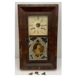 Vintage Waterbury Clock Co. Wall Clock (Needs Work)