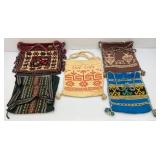 Misc. Boho Shoulder Bags Handmade Hand Woven Spun Rayon Athens Greece Totes