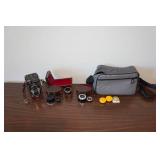 Yashica LM Antique Camera with Accessories