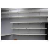 Shelving with Mounting Brackets