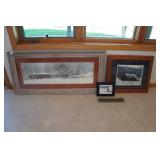 Framed Prints - Snowy Farm