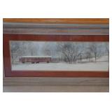 Framed Prints - Snowy Farm