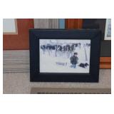 Framed Prints - Snowy Farm
