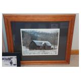 Framed Prints - Snowy Farm