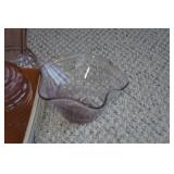 Assorted Pink Colored Glassware