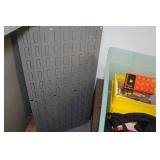 Table with Assorted Tools and Organizers