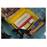 Table with Assorted Tools and Organizers