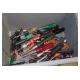 Table with Assorted Tools and Organizers