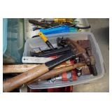 Table with Assorted Tools and Organizers