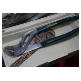 Table with Assorted Tools and Organizers