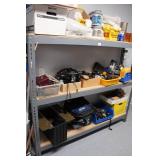 Metal Shelf with Contents