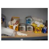 Metal Shelf with Contents