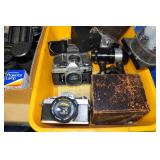 Metal Shelf with Contents