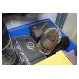 Metal Shelf with Contents