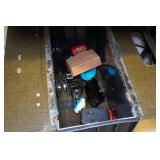 Metal Shelf with Contents