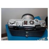 Vintage Yashica Electro 35 35mm SLR Camera and Accessories