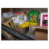 Contents of Shelves - Bar Clamps, Sporting Goods, Cameras, Tools
