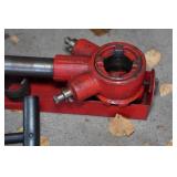 Manual Pipe Threader, Cutter, and Vise