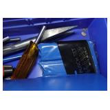 Metal Cabinet with Tools - Saws, Drivers, Punches