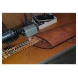 Aluminum Recurve Bow, Indian Stalker Compound, Arrows with Leather Bag