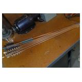 Aluminum Recurve Bow, Indian Stalker Compound, Arrows with Leather Bag