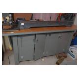 Work Bench with Cabinets
