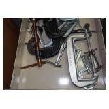 Contents of Drawer - C-Clamps