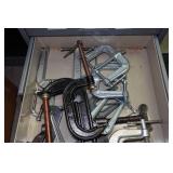 Contents of Drawer - C-Clamps