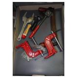 Contents of Drawer - Clamps, Shaping Tools