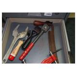 Contents of Drawer - Clamps, Shaping Tools