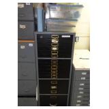 Cabinet of Drawers with Contents - Clamps, Fasteners, Cassette Tapes