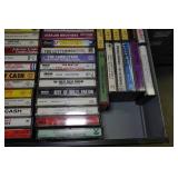 Cabinet of Drawers with Contents - Clamps, Fasteners, Cassette Tapes