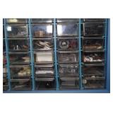 Small Parts Organizers with Contents - Fasteners, Electrical