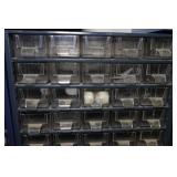 Small Parts Organizer with Contents - Fasteners, Nylon Lock Nuts