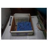 Desk and Side Table with Contents - Power Tools, Circular Saw, Glue Sticks