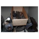Contents of Shelf - Lathe Accessories, Clamps