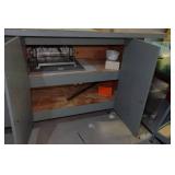 Work Bench with Cabinets - On Casters