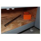 Work Bench with Cabinets - On Casters