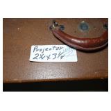 Antique Projector in Case and Dolly