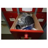 Drawered Organizer with Contents and Shelves - Fittings, Electrical