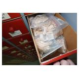 Drawered Organizer with Contents and Shelves - Fittings, Electrical