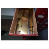 Drawered Organizer with Contents and Shelves - Fittings, Electrical