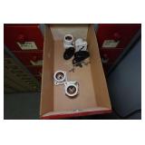 Drawered Organizer with Contents and Shelves - Fittings, Electrical