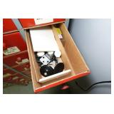 Drawered Organizer with Contents and Shelves - Fittings, Electrical