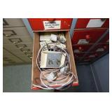 Drawered Organizer with Contents and Shelves - Fittings, Electrical